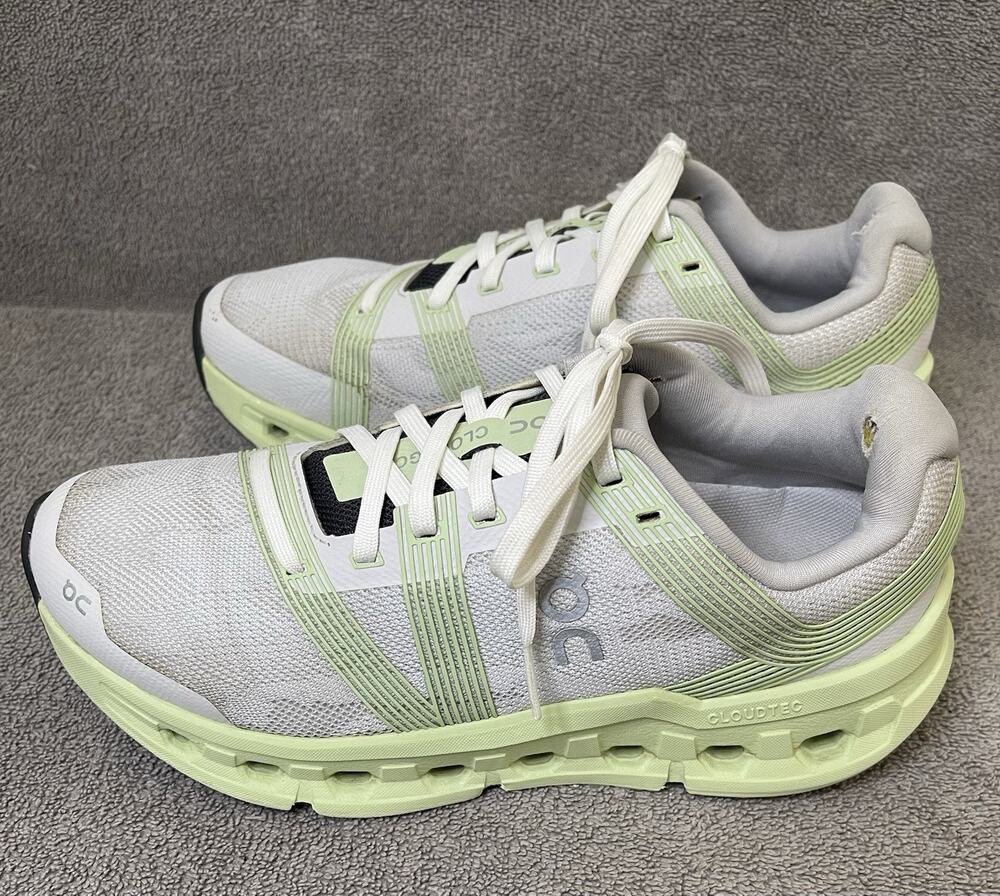 On Running Cloudswift Women's White & Light Green Running Shoes